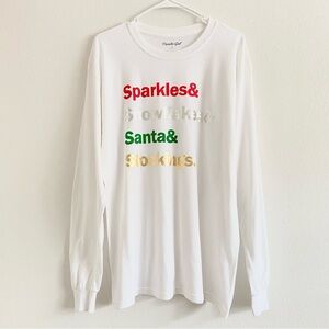 Rue21 graphic Christmas Long sleeve shirt, size large in mens